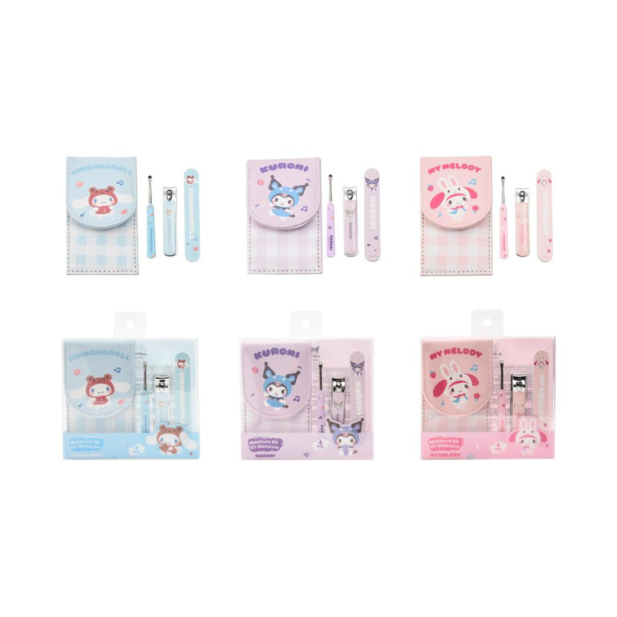 Hello Kitty and Friends 3-Piece Manicure Set with Storage Bag