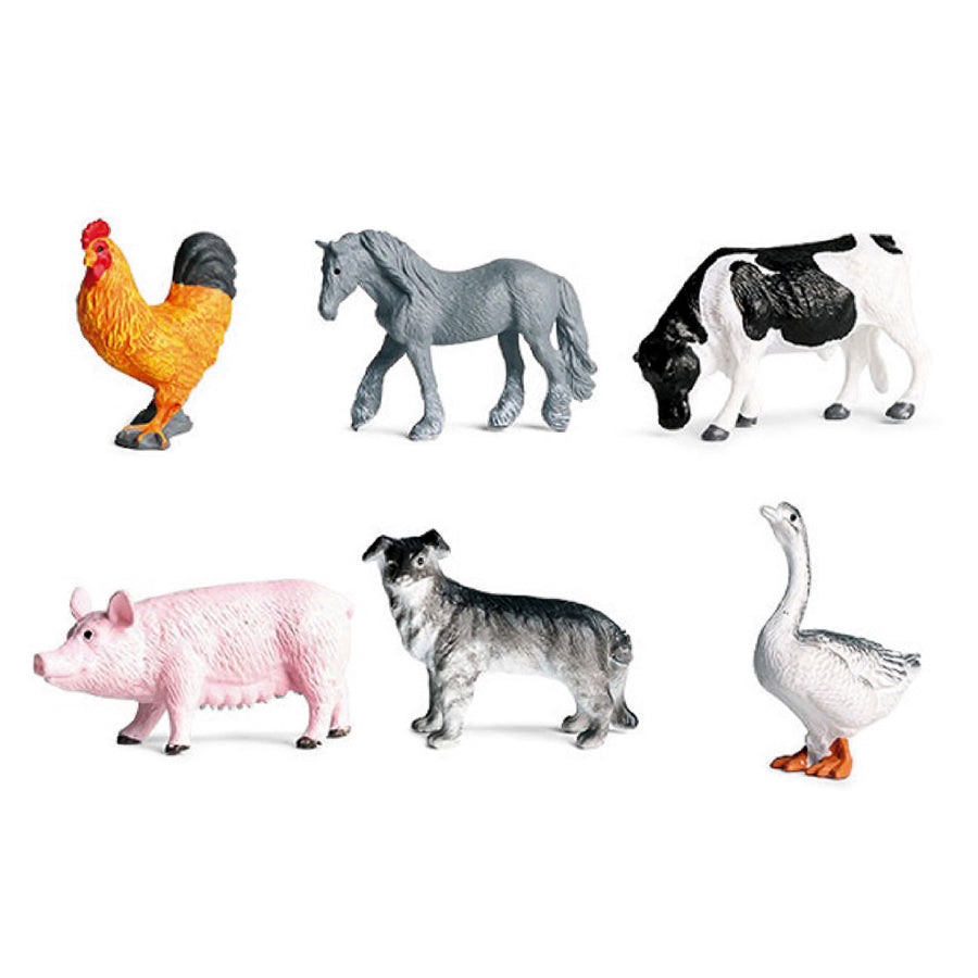Animals Figures Toys (6 Animals)(Farm)