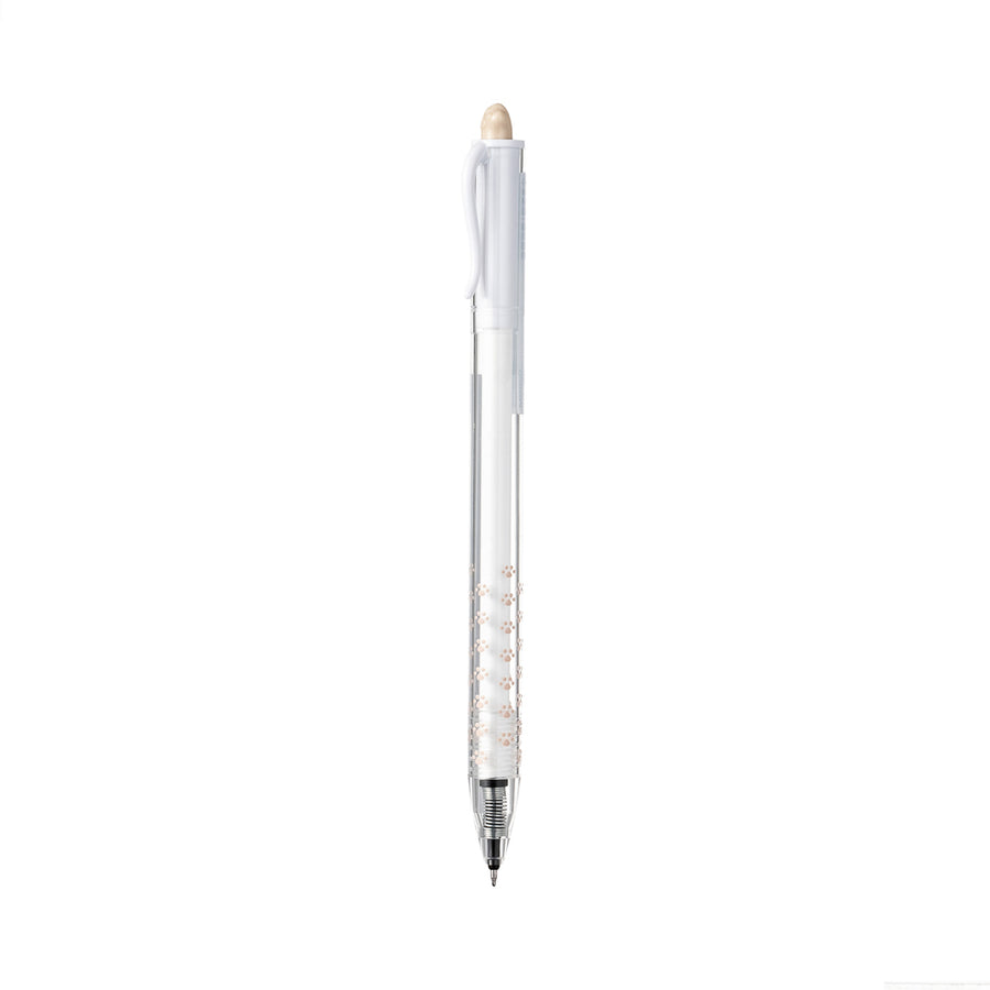 Cat Paw Collection Retractable Gel Pen (0.5mm, Black) (Coffee Barrel)