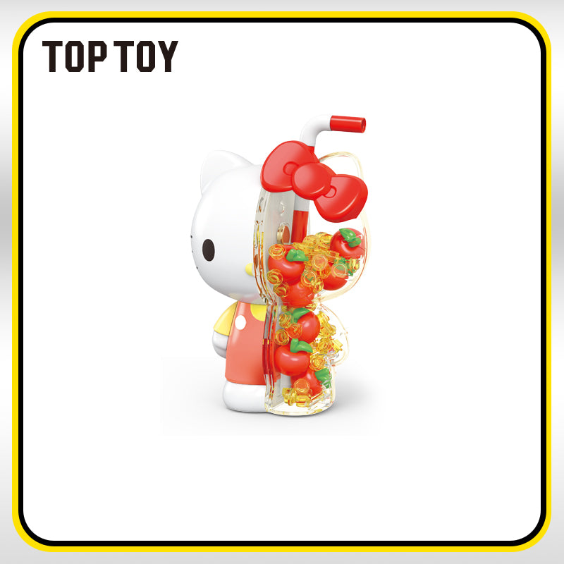 Sanrio characters-Sparkling Water Doll Series Building Blocks-Strawberry Sparkling Water (My Melody)