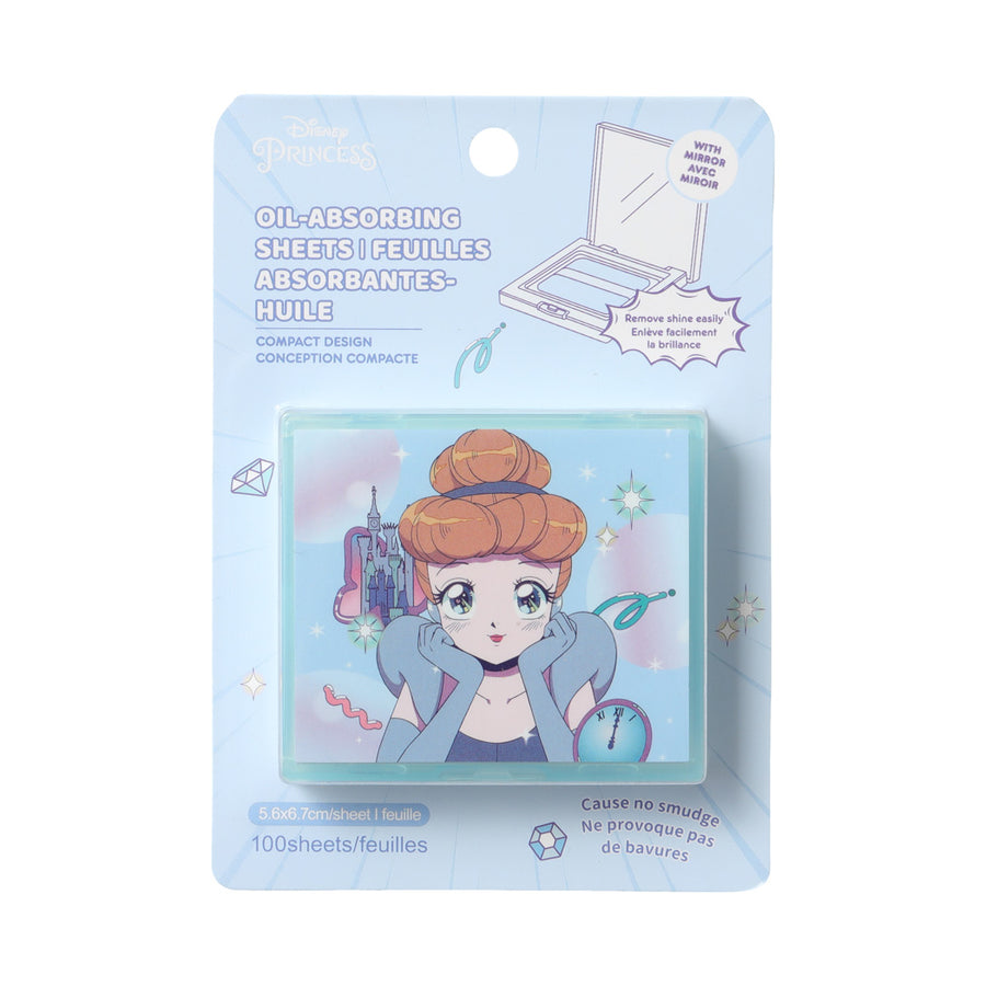 Disney Manga Princess Collection Puff Oil-Absorbing Sheets 100 pcs (Cinderella)