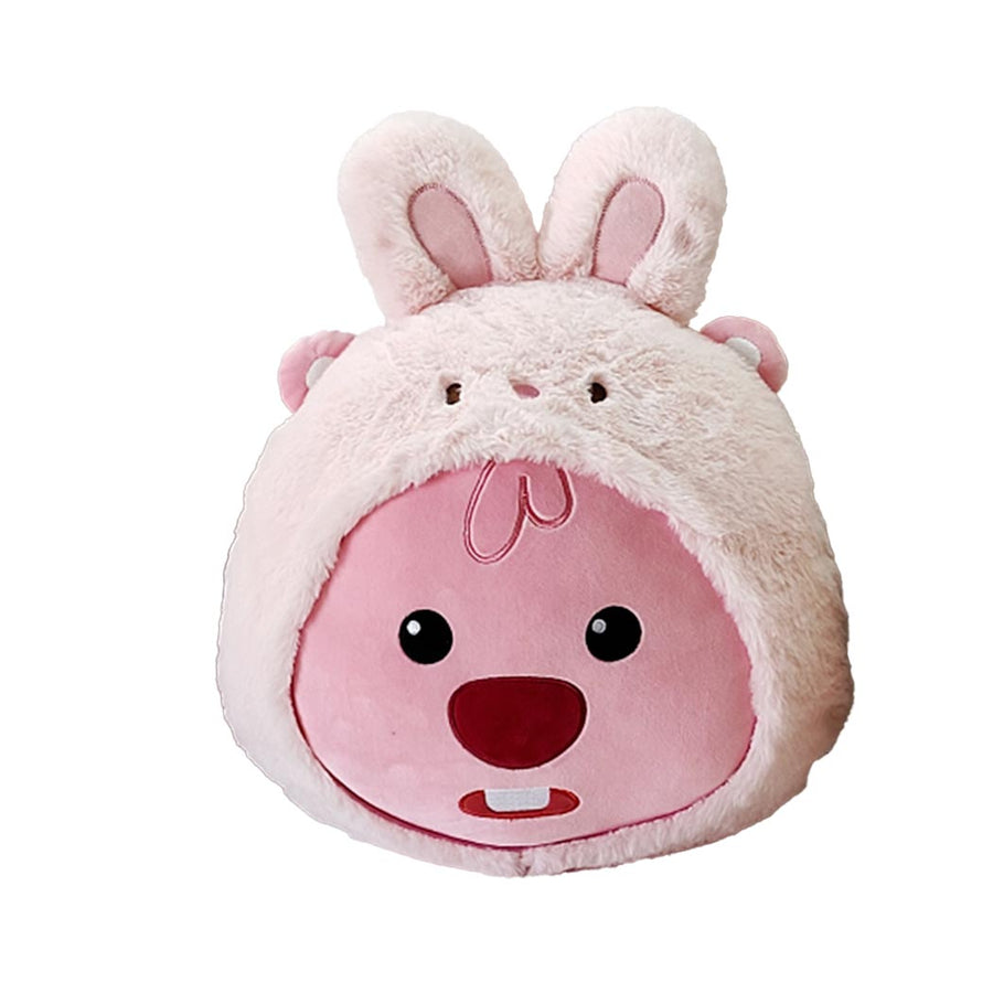 Zanmang Loopy Collection 16in. Costume-Changing Head-Shape Pillow (Rabbit)