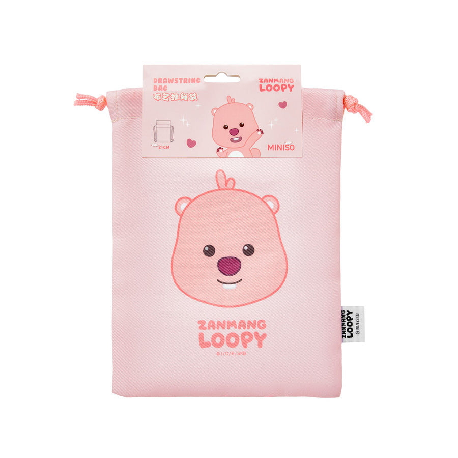 Zanmang Loopy Collection Fabric Drawstring Bag (S)