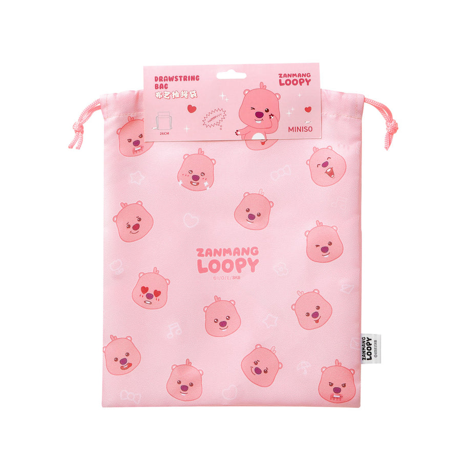 Zanmang Loopy Collection Fabric Drawstring Bag (M)