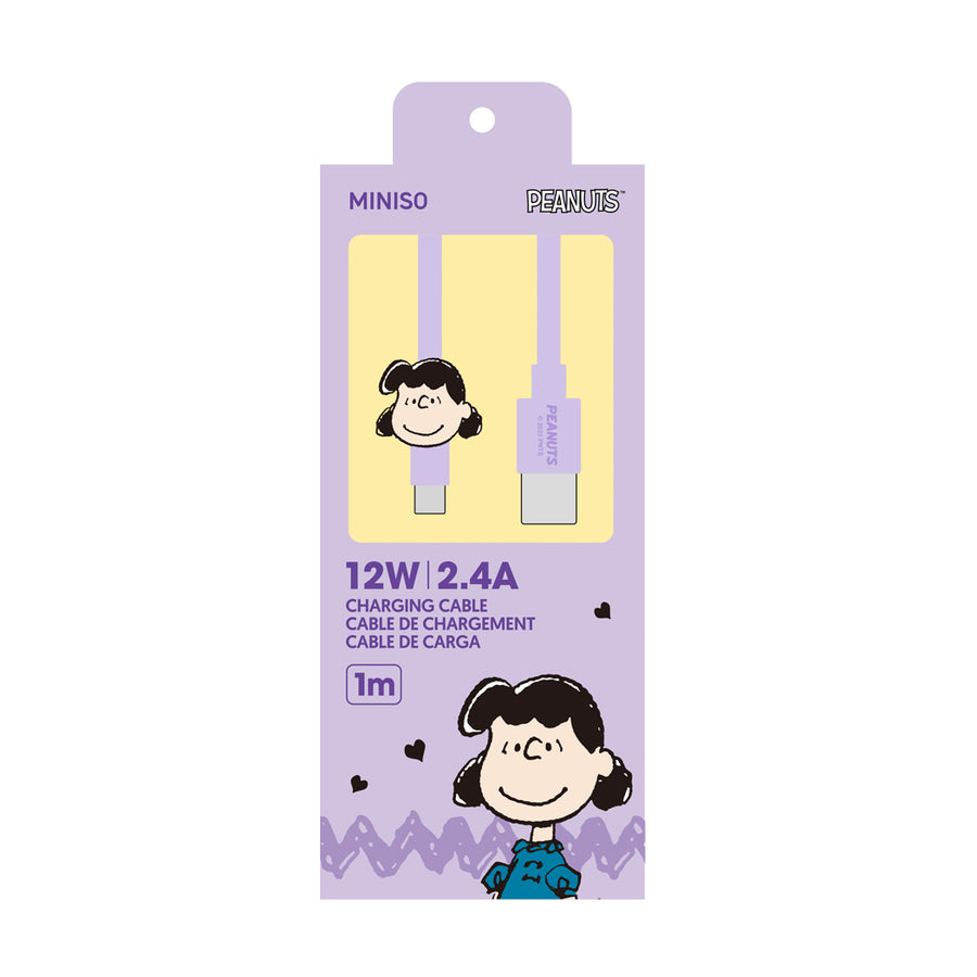 Snoopy Colorful Life Collection 8-PIN Charging Cable (Lucy)