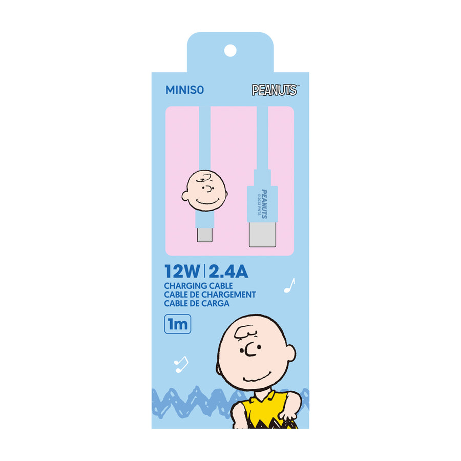 Snoopy Colorful Life Collection 8-PIN Charging Cable (Charlie)