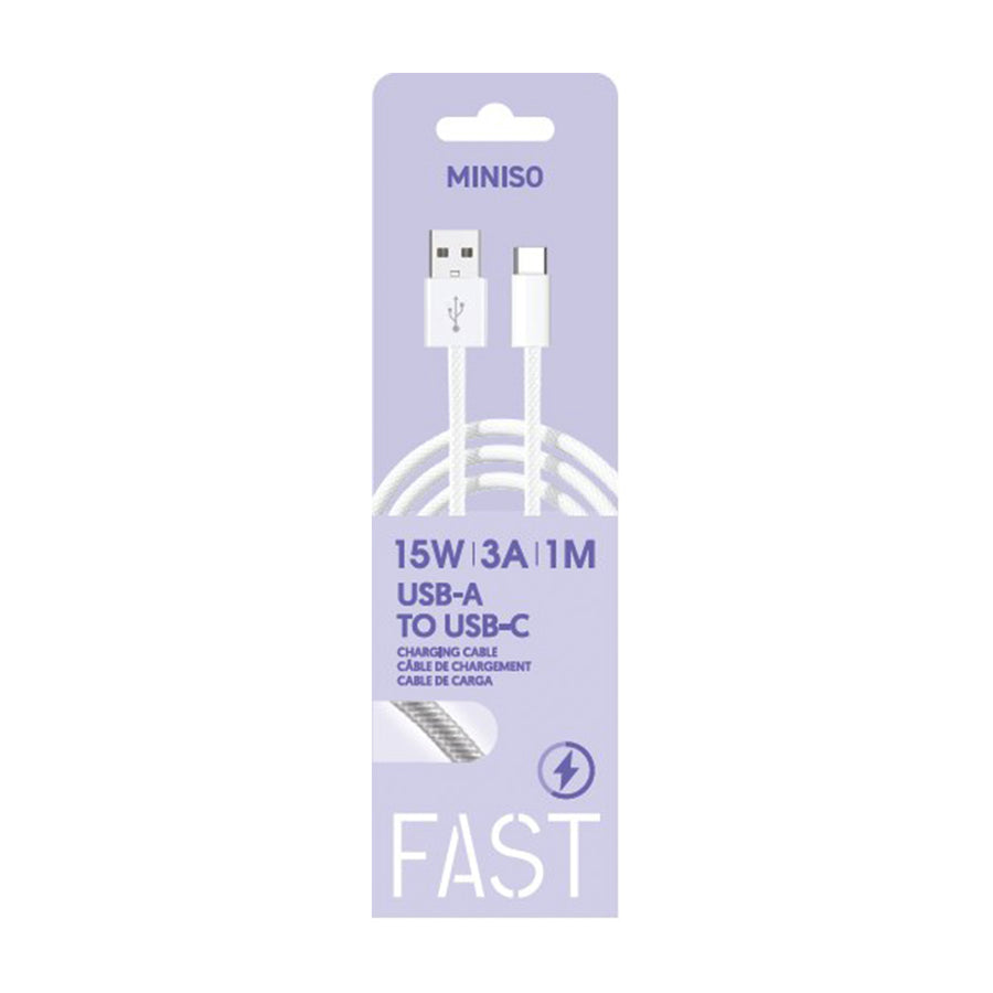 Master Series Braided Type-C Charging Cable(White)