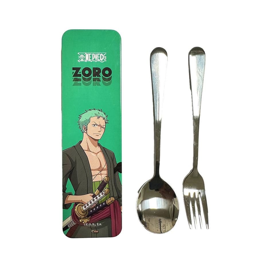 One Piece Classic Collection Flatware Set (Fork  &  Spoon) (Zoro)