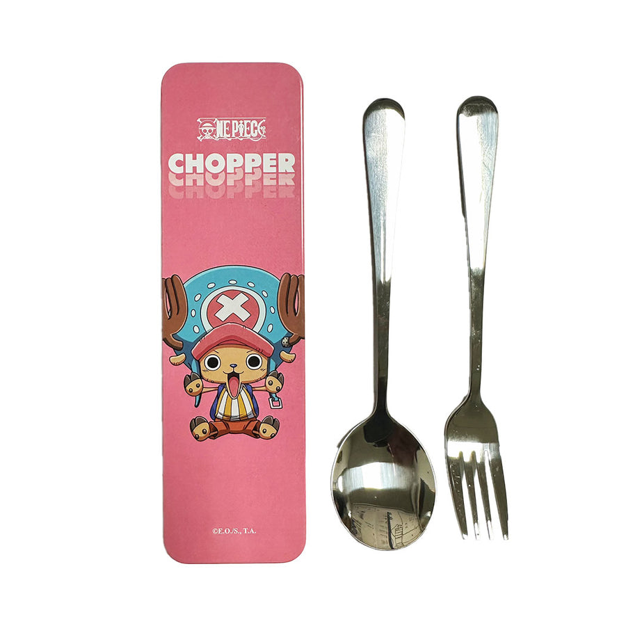 One Piece Classic Collection Flatware Set (Fork  &  Spoon) (Chopper)