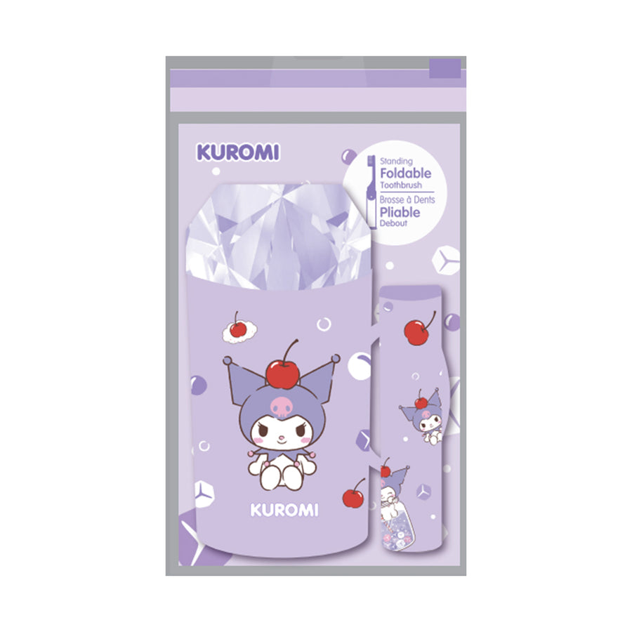 Kuromi Toothbrush & Bathroom Cup
