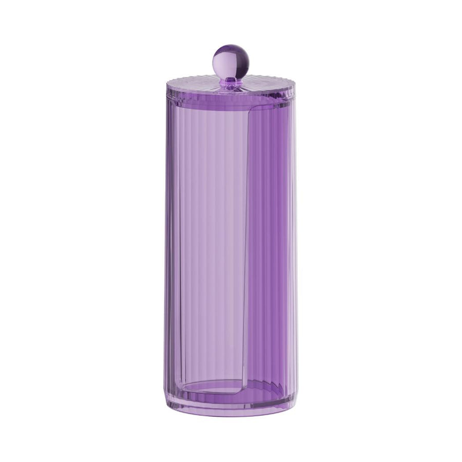 Stripe Series Cotton Pad Organizer (Purple)