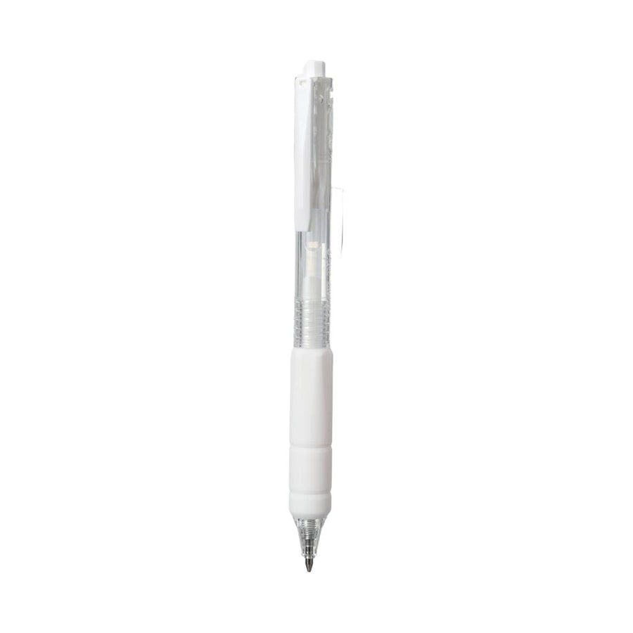 Colorful Series Retractable Gel Pen (0.7mm, White)