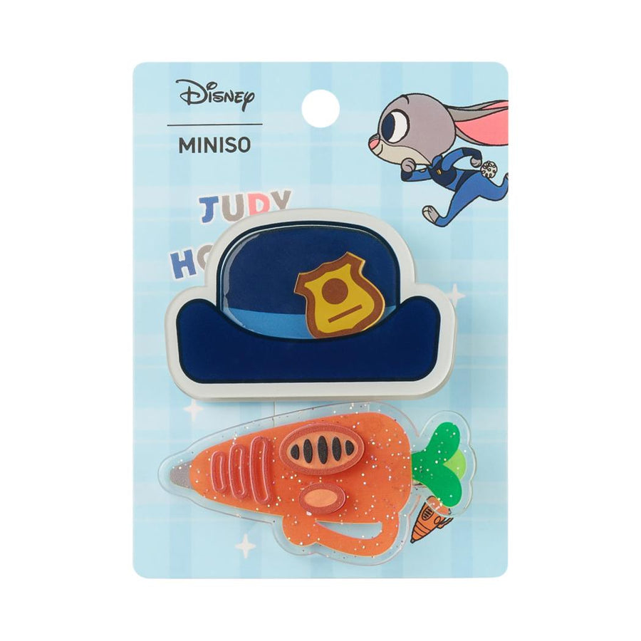 Disney Judy Police Officer in Daily Life Collection Acrylic Hair Clips (2 pcs)