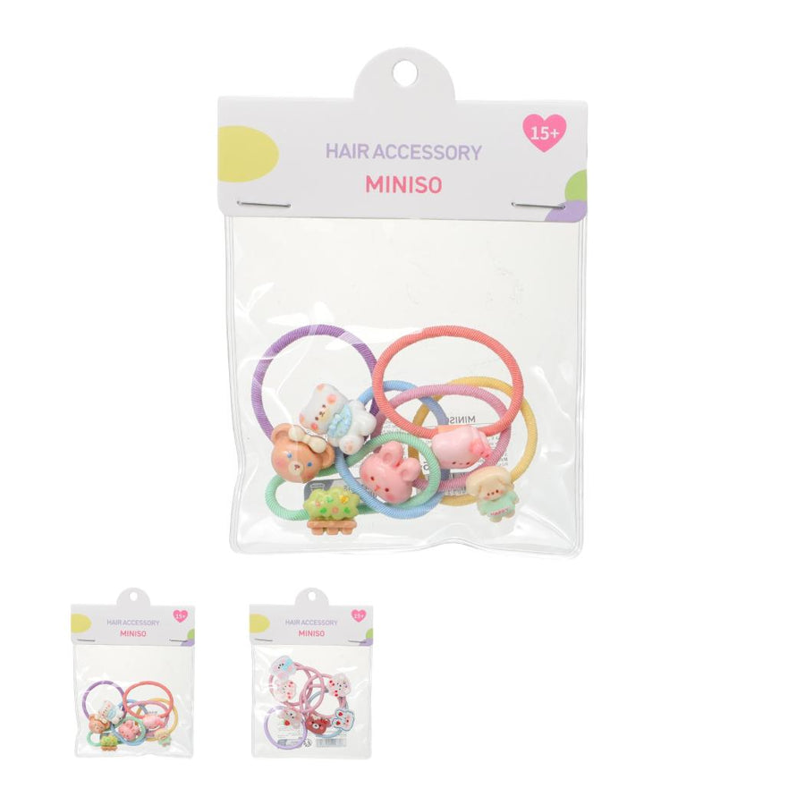 In-Bag Series Hair Ties  (6 pcs)