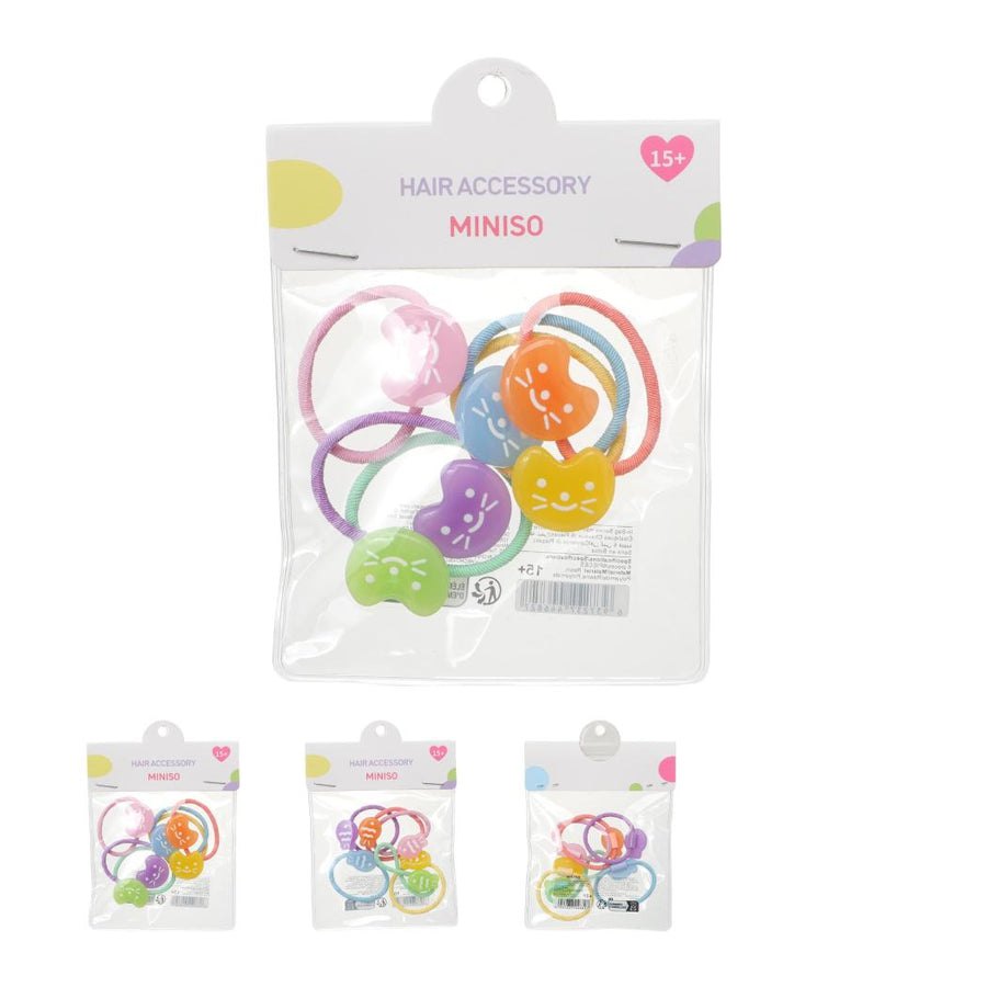 Bag Series 6-Pack Cute Pet Small Hair Clips (Mixed)