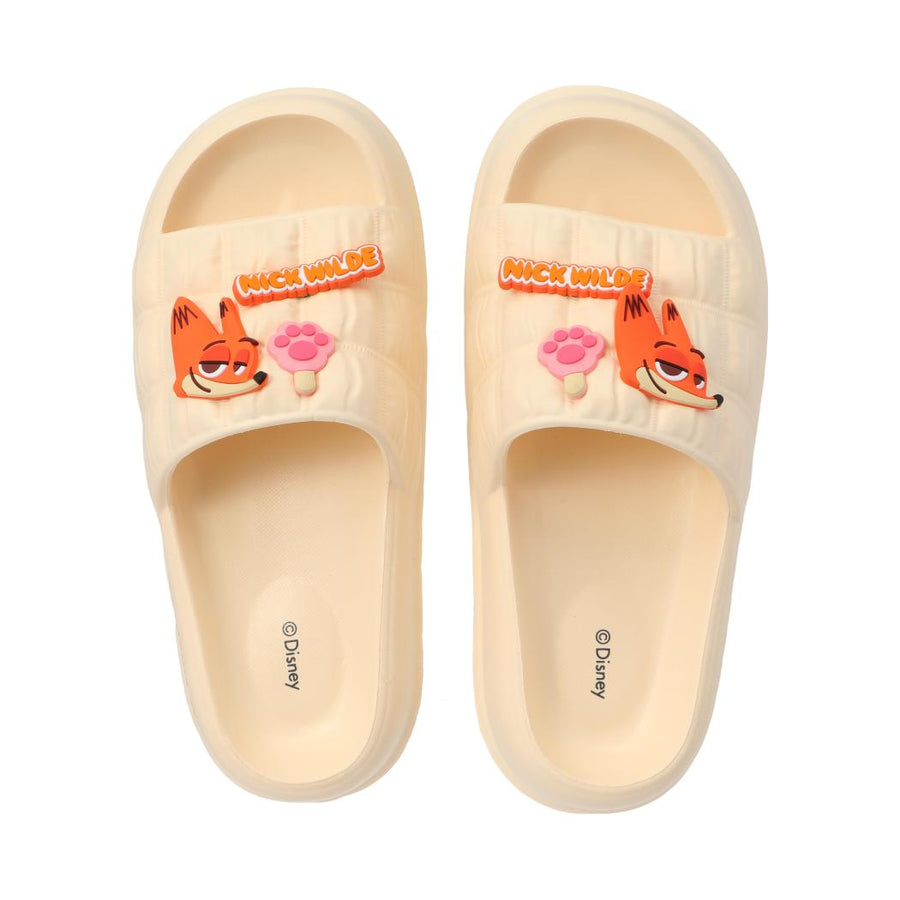 Disney Zootopia Collection Women's Bathroom Slippers (Nick, 37-38)