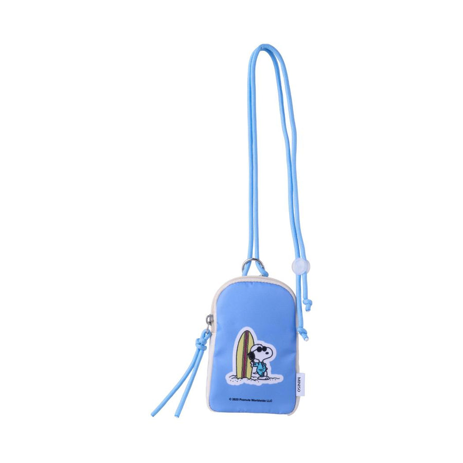 Snoopy Beach Fun Collection Neck Coin Purse(Blue)