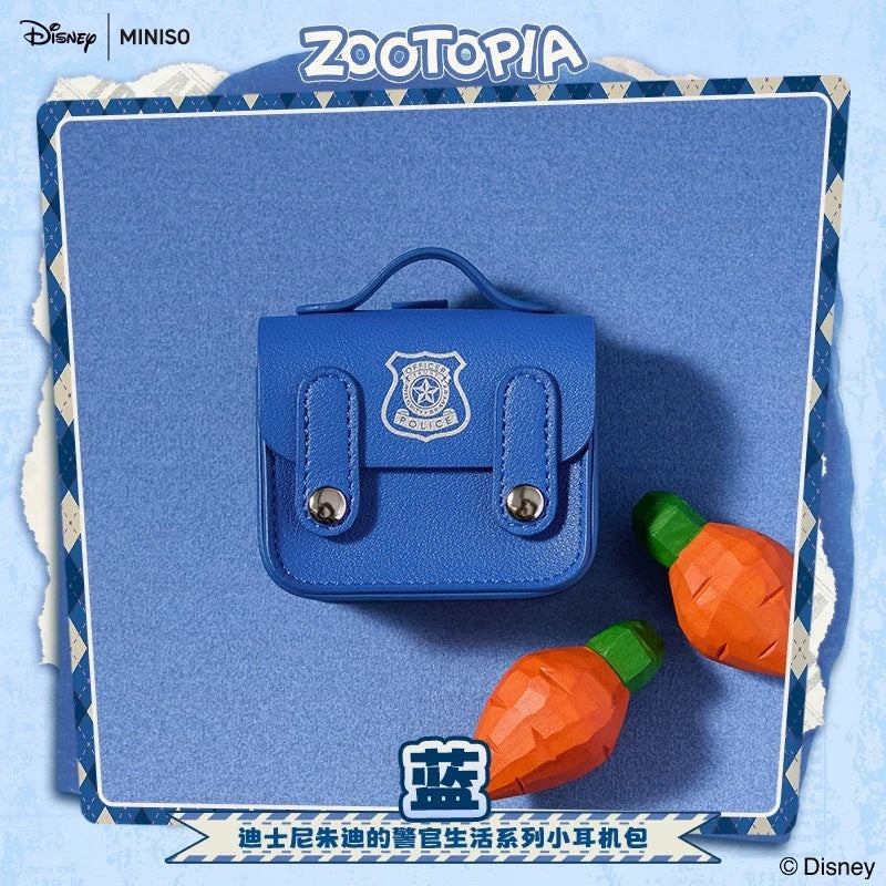 Disney Judy Police Officer in Daily Life Collection Earphone Pouch(Blue)