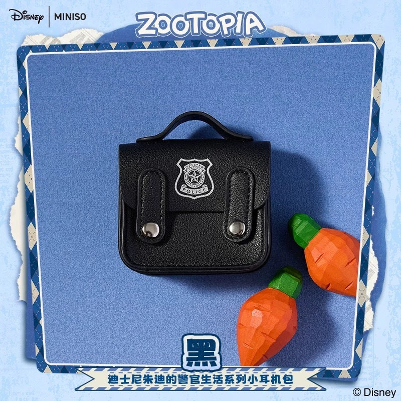 Disney Judy Police Officer in Daily Life Collection Earphone Pouch(Black)