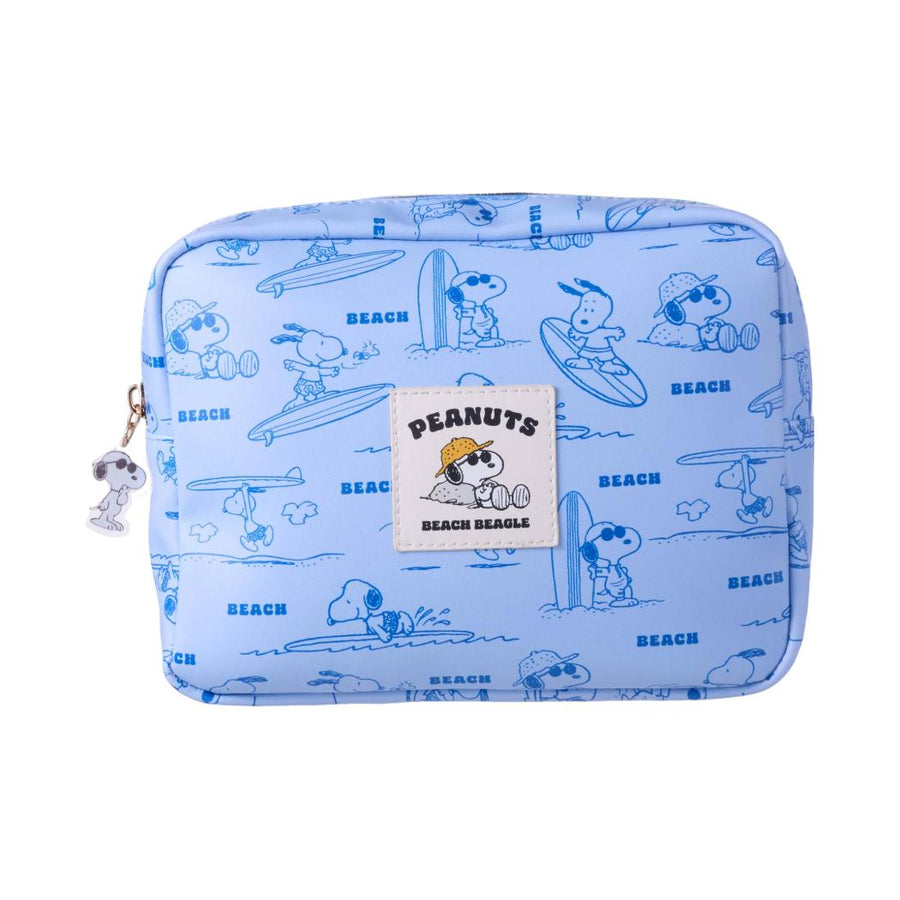 Snoopy Beach Fun Collection Makeup Bag (L)