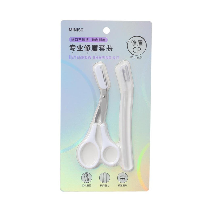 Eyebrow Razor & Scissors Set