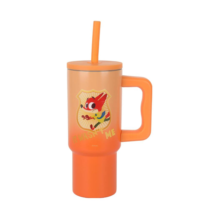 Disney Zootopia Collection Steel Bottle with Handle and Straw(Nick)
