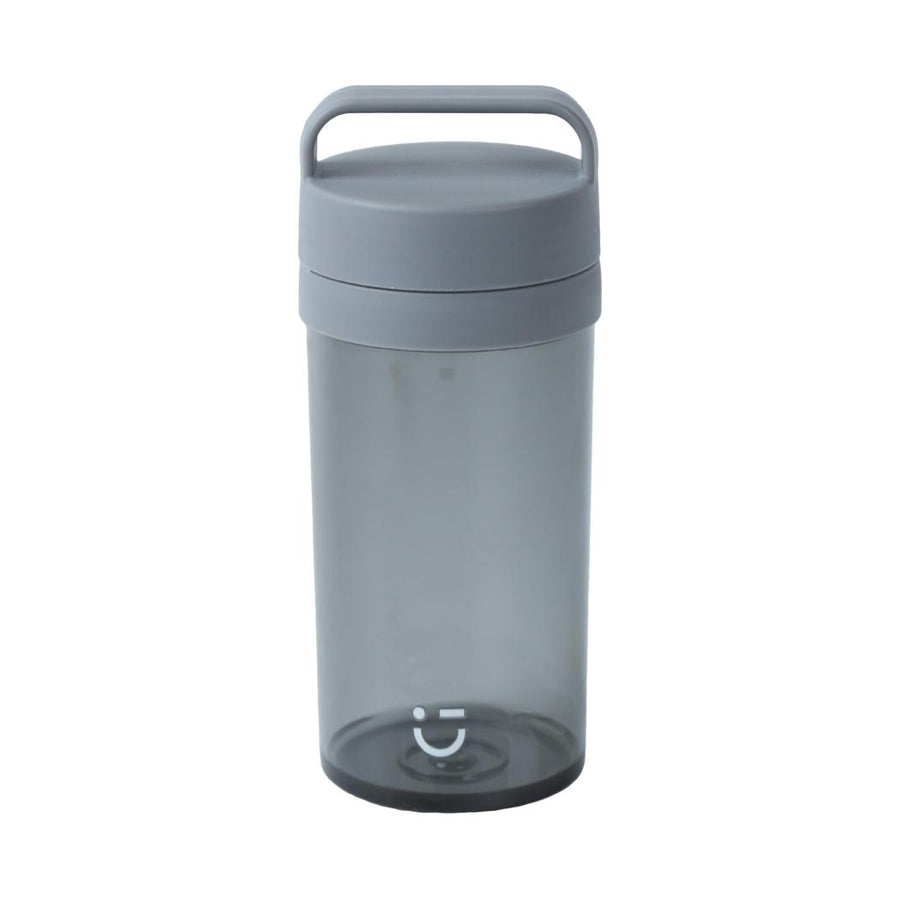 Easy Life Series Plastic Bottle with Handle 390mL(Gray)