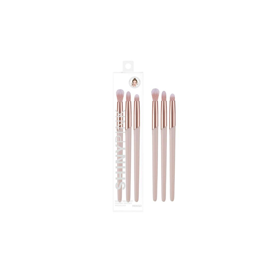 Pink Series Eye Makeup Detailer Brush Set (3 pcs)