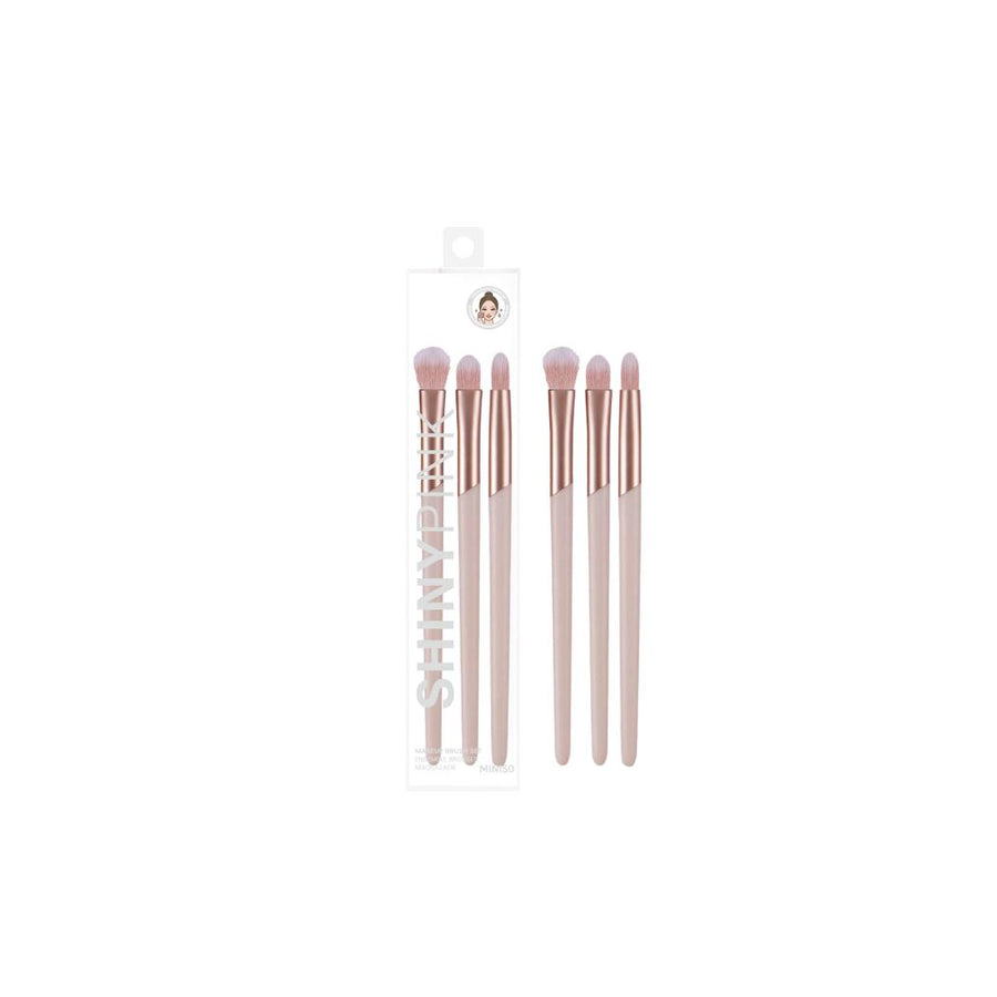 Pink Series Eye Makeup Brush Set (3 pcs)