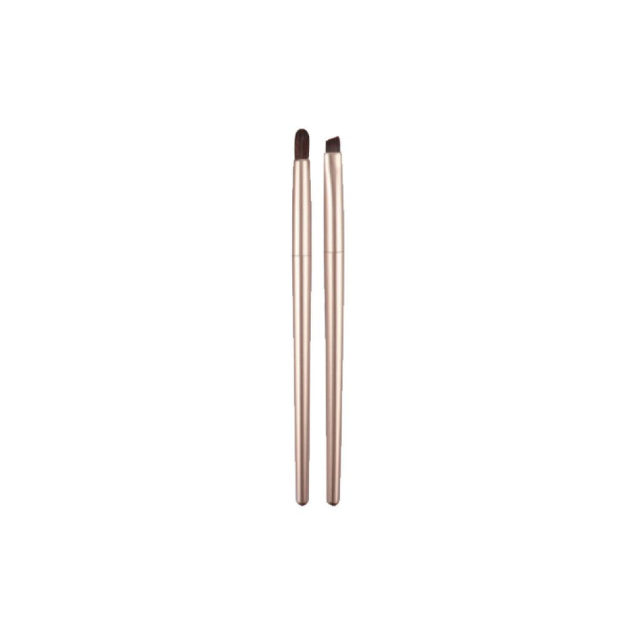 Golden Series Eye & Brow Makeup Brush Set (2 pcs)