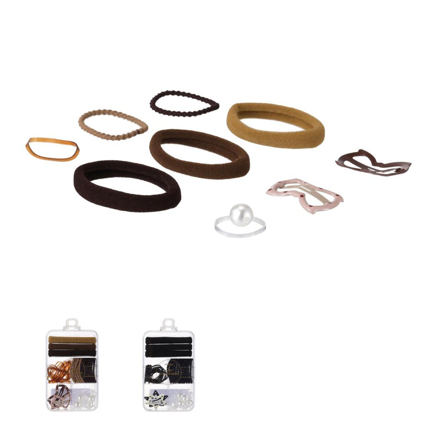 Basic Series Hair Clip & Rubber Band Set
