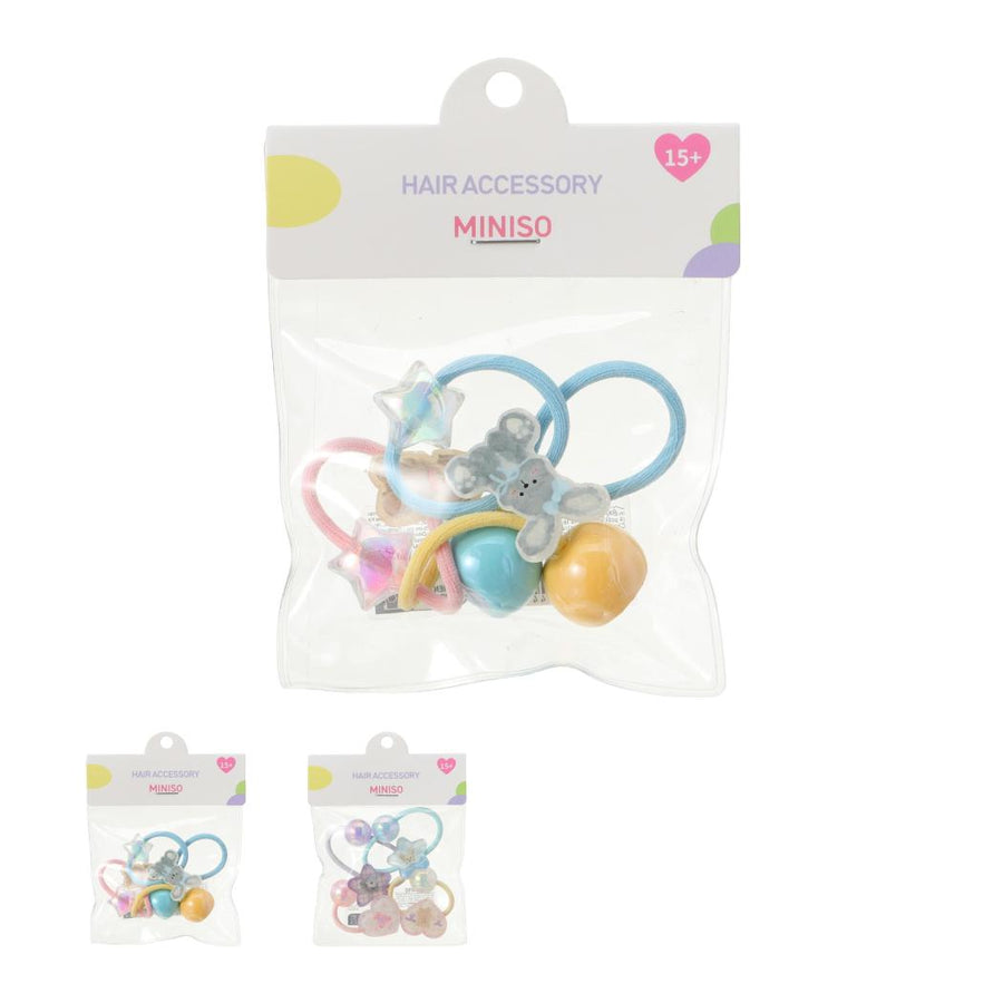 In-Bag Series Sparkling Rubber Bands (4 pcs)