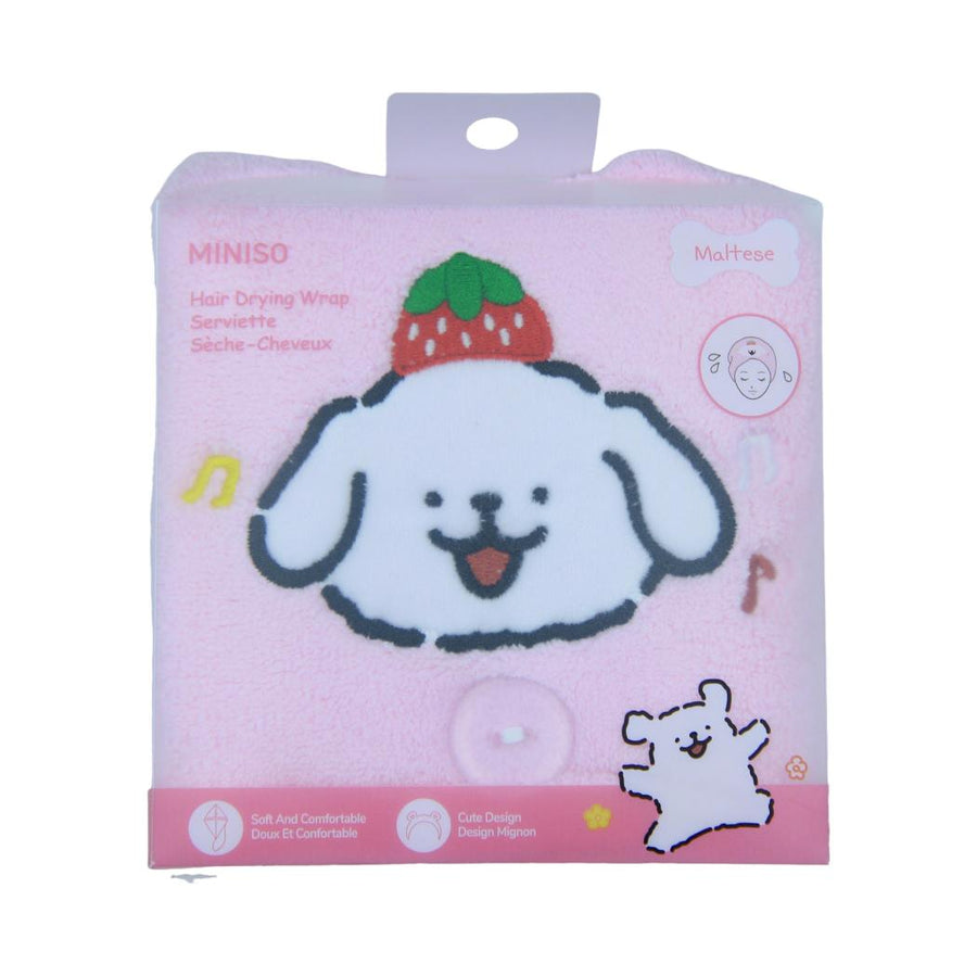 Maltese Collection Embroidered Hair Drying Wrap (Maltese)