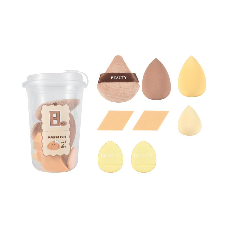 Pastry Series Base Makeup Puffs (8 pcs)