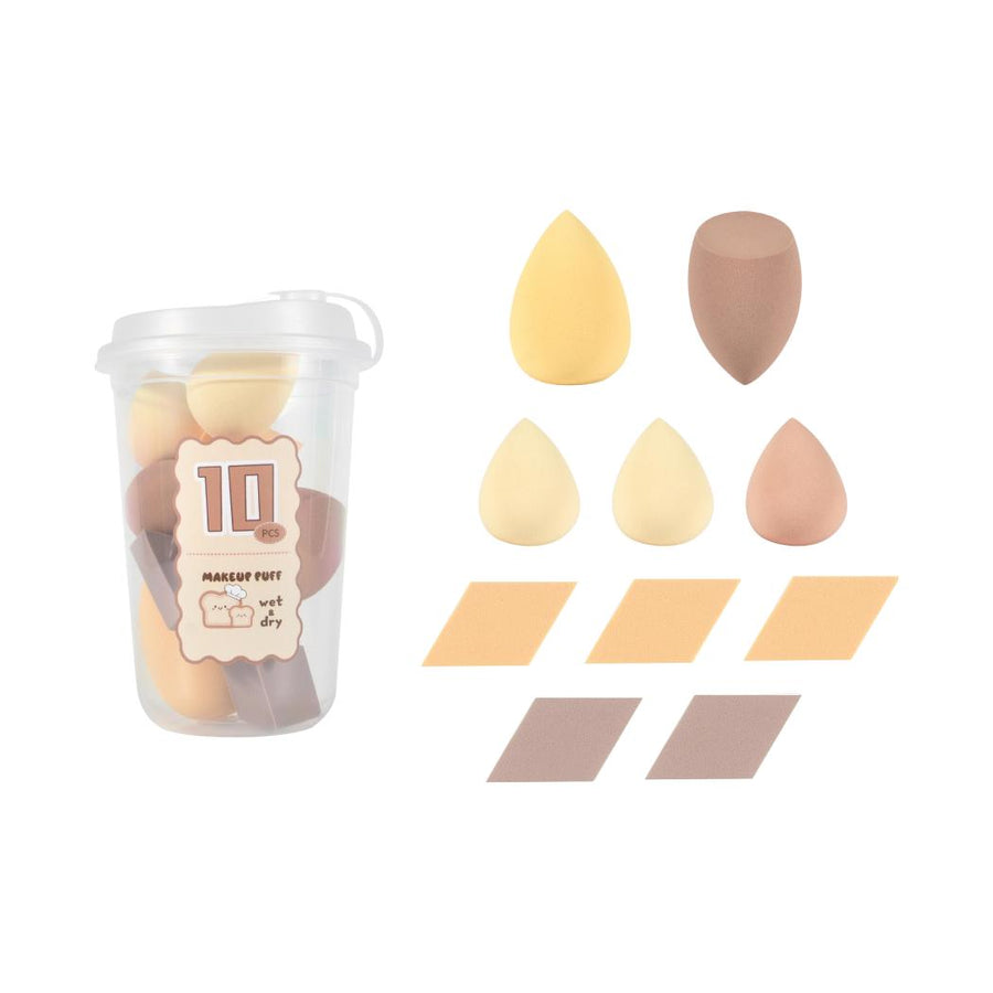 Pastry Series Makeup Puff Set (10 pcs)