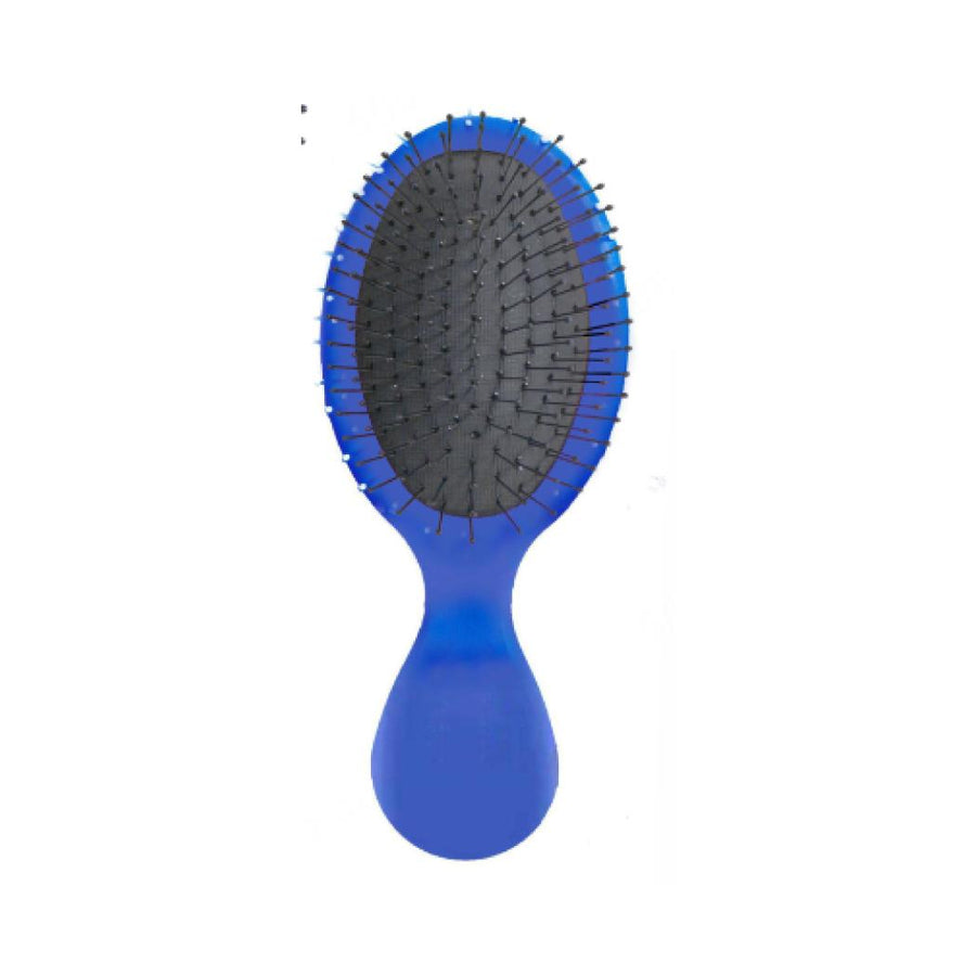 Classic Comfortable Series Mini Cushion Massager Hair Brush (Deep Blue)