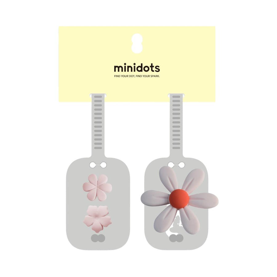 Silicone Flower Charms Set (Pink)