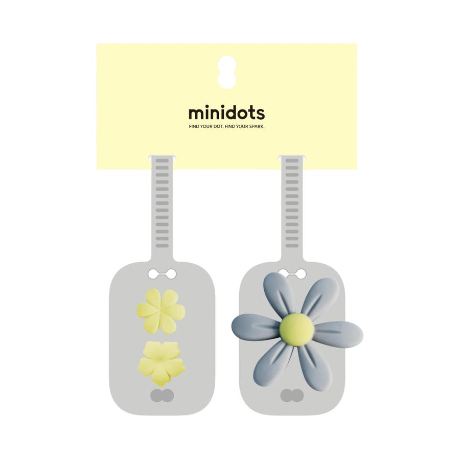 Silicone Flower Charms Set (Gray)