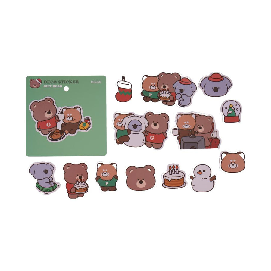 Gift Bear Collection Sticker Pack(14PCS)