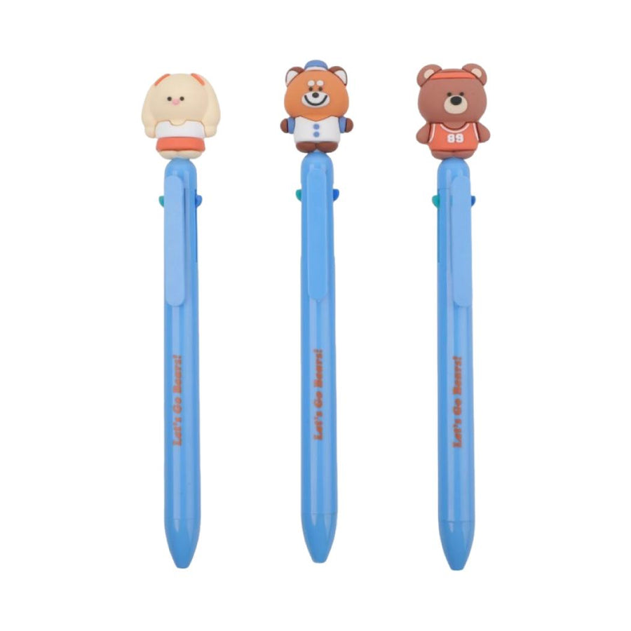 Gift Bear Collection 4-Color Ballpoint Pen (0.7mm) (B) (PDQ)
