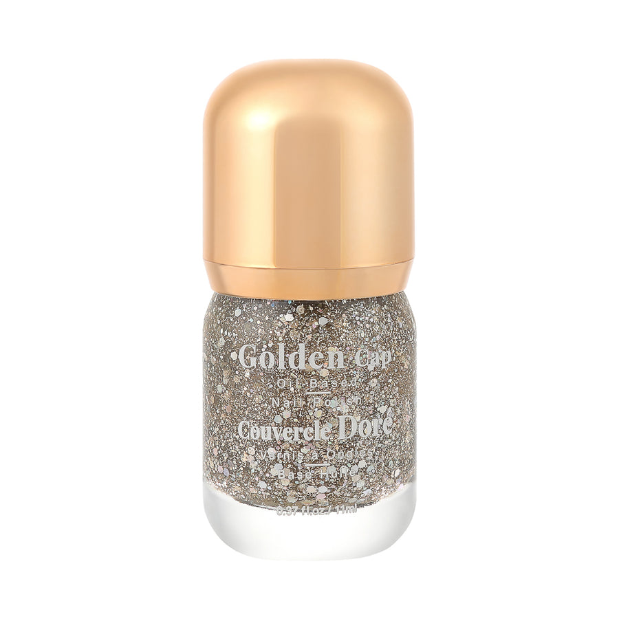 Golden Cap Oil-based Nail Polish(18 Diamond Silver)