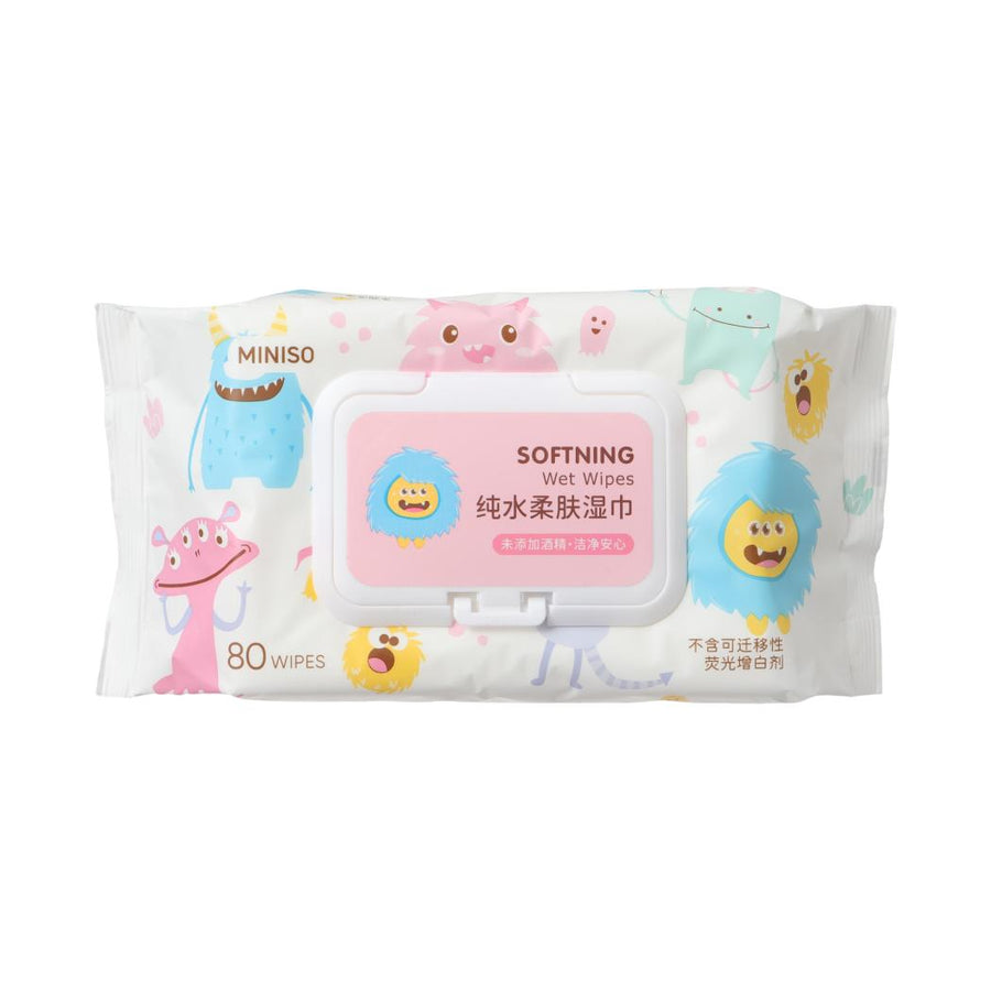 Monster Paradise Collection Softening Wet Wipes (80 Wipes)