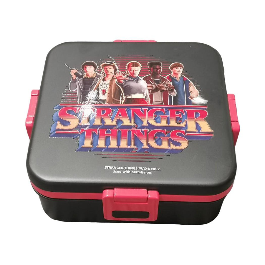 Stranger Things Collection Square Lunch Box 1200mL(Black)