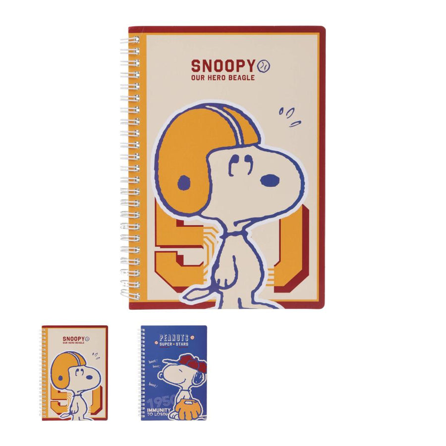 Snoopy New Star Collection A5 Wire-bound Book (60 Sheets)