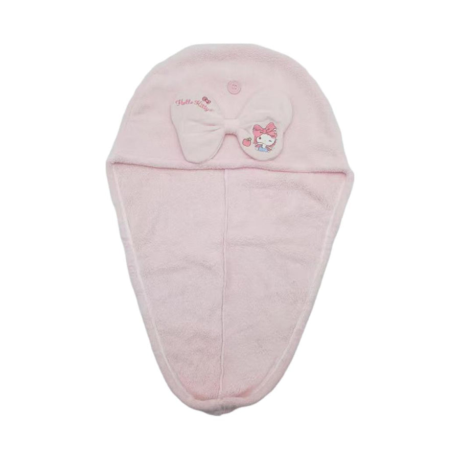 Hello Kitty Lovely Ribbon Collection Hair Towel Wrap