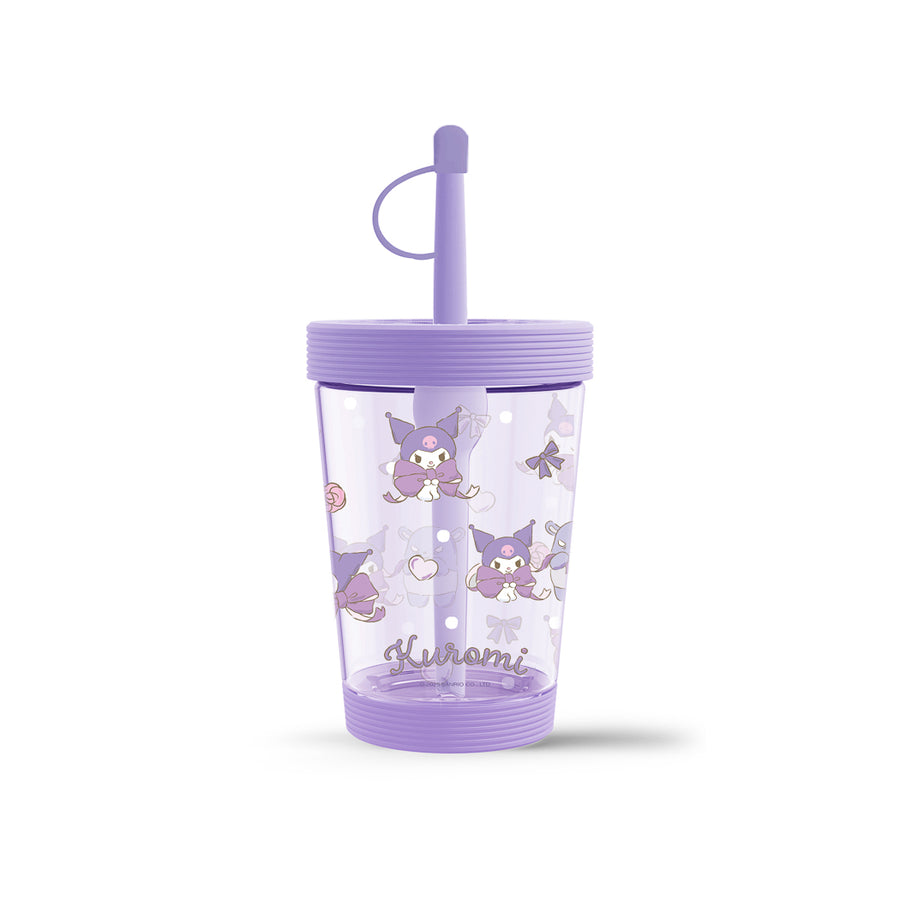Kuromi Lovely Ribbon Collection Plastic Bottle 535ml