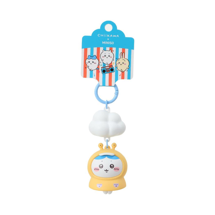 Chiikawa Collection Rain Poncho Light-Up Keychain (Hachiware)