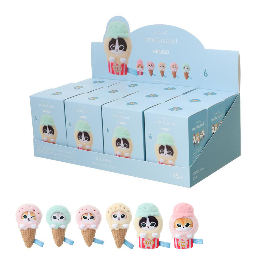 mofusand Ice Cream Collection Plush Fridge Magnet Surprise Box