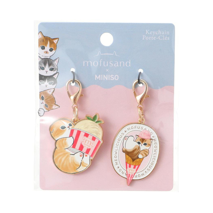 mofusand Ice Cream Series Metal Pendant Set (B)