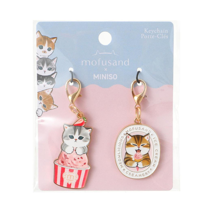 mofusand Ice Cream Series Metal Pendant Set (A)